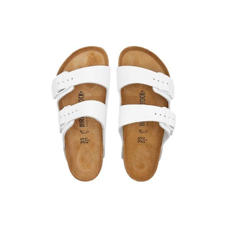 Birkenstock Arizona Comfortable Minimalist Anti-Friction Slide Sandals Unisex Sandals White 1025048