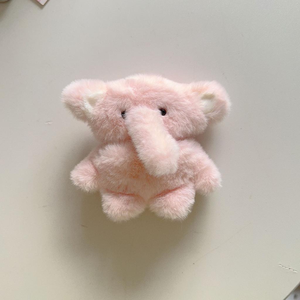 Cute Fluffy Plush 3D Cartoon Elephant Earphone Case for Airpods Pro 4 3 2 1 Headset Protective Cover For Air Pods Pro 2