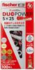 Fischer Nylon Plugs DUOPOWER 5x25 542430 (100 pieces)