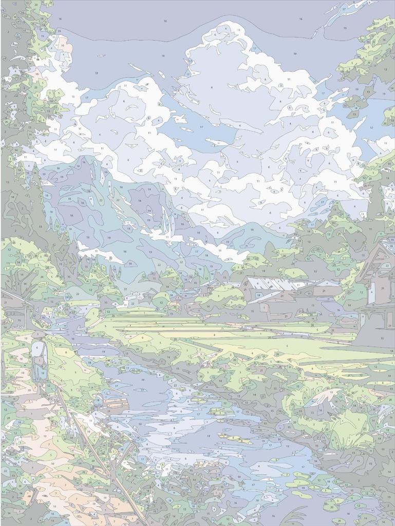 Hayao Miyazaki Summer Digital Oil DIY Painting: Healing, Stylish Living Room Decor Gift