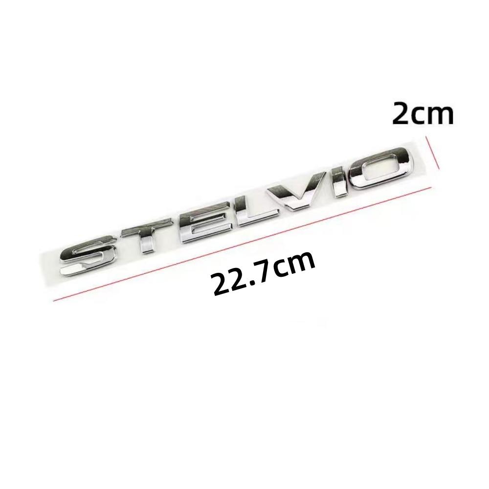 1 Pièce Q2 Q4 Giulia Stelvio Veloce Ti Logo Voiture Emblème de Hayon Arrière Autocollants Pour A-lfa R-omeo 156 159 Mito Giulia GT Brera Spider Giulietta 147gt 166