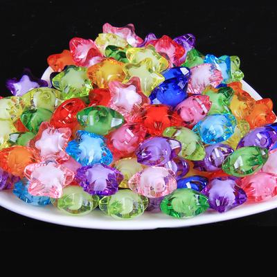 Acrylic Beads Loose Spacer Beads for Making Bracelet Necklace Girls DIY Jewelry Supplies