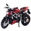 1/12 Scale Ducati Streetfighter S Muscle Alloy Motorcycle Diecast Model Sound & Light Desktop Collection Decorative Gift Boys