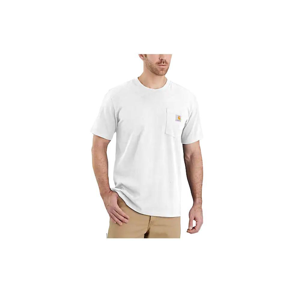Carhartt 103296 HEAVYWEIGHT SHORT SLEEVE POCKET T SHIRT T Shirt RELAXED FIT Men's 103296