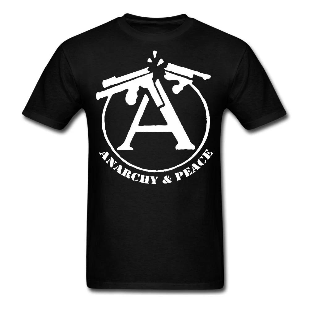 Anarchy and peace flag anarchist T shirt Anti NWO Tee Anonymous XXXXL