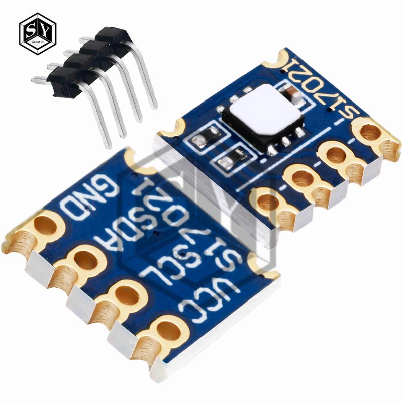 SI7021 Temperature and Humidity Sensor Features a High-precision I2C Interface and an Industrial-grade SI7021-A20-GM1R Module