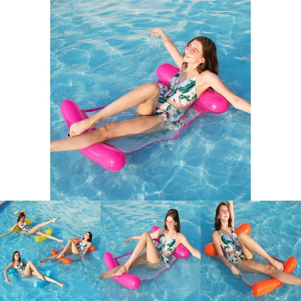 Luxurious Inflatable Floating Water Hammock For Ultimate Pool Relaxation And Fun