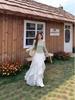 Lace Splice Two-Piece Set: Loose Top & Irregular Ruffle Skirt for Spring/Summer