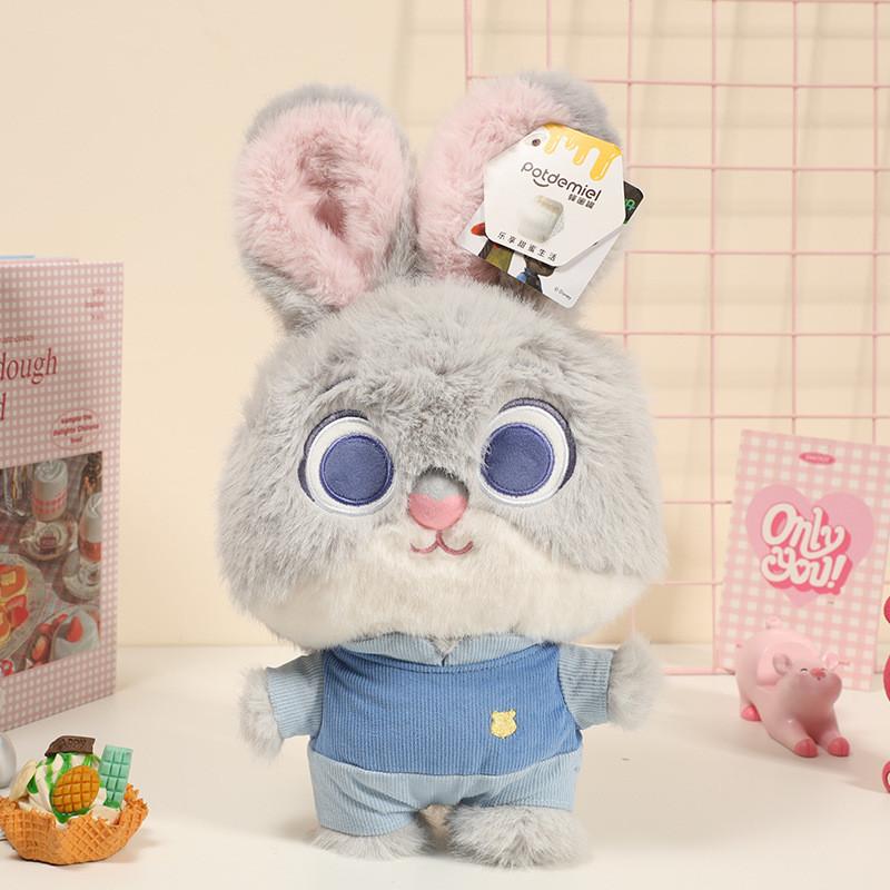 Adorable Disney Zootopia Judy Nick Wilde Police Plush Toy Soft And Cuddly Doll