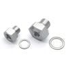 Oil Pressure Coolant Temp Gauge Fitting Adapter For LS1 4.8 5.3 6.0 Swap M12 M16