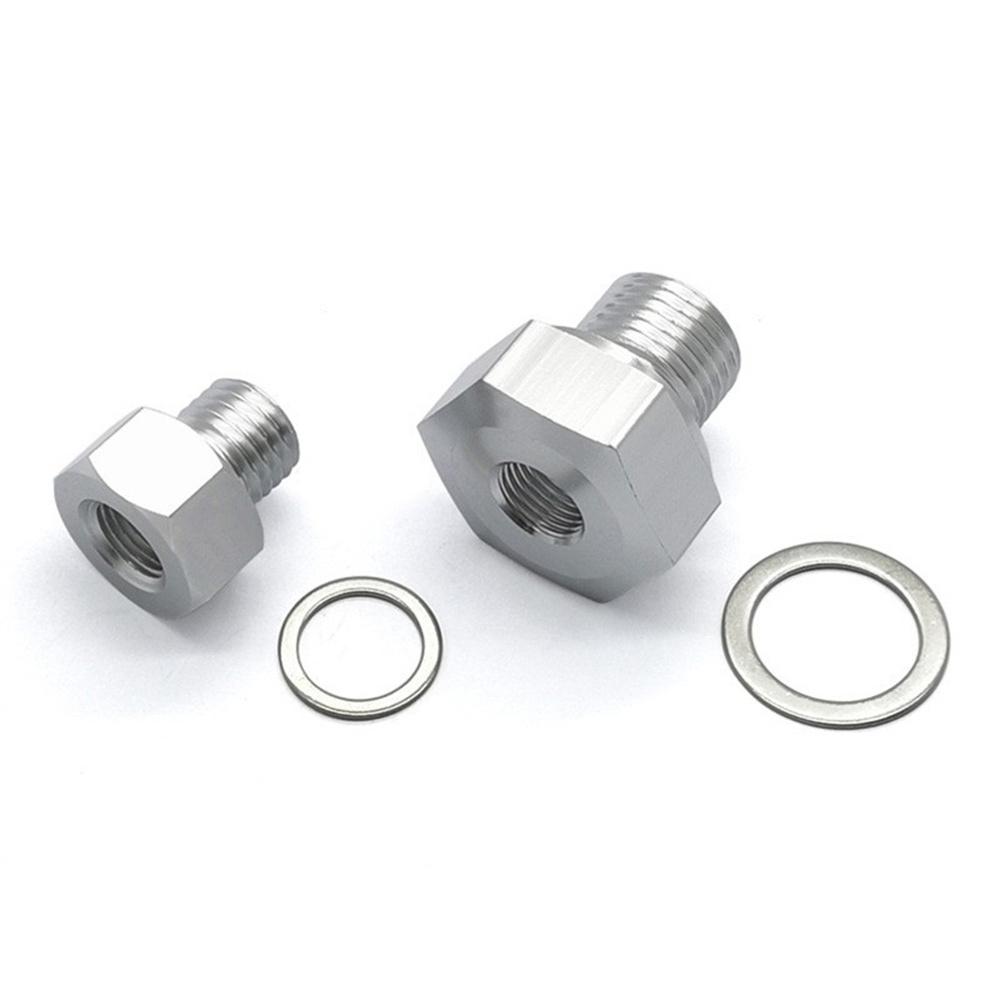 Oil Pressure Coolant Temp Gauge Fitting Adapter For LS1 4.8 5.3 6.0 Swap M12 M16
