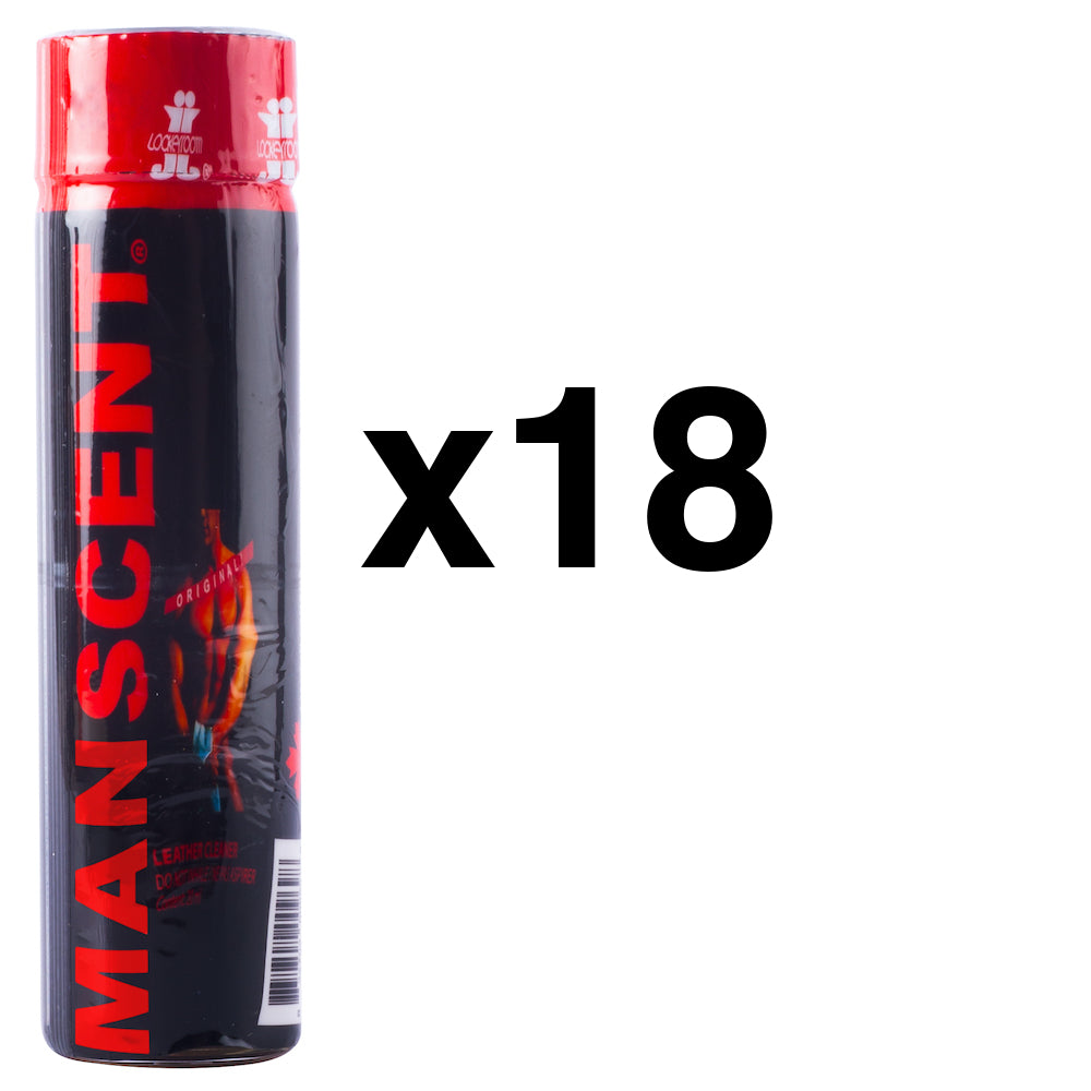 MANSCENT Tall 20ml x18 - Locker Room - LC Packs