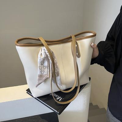Large Capacity Women's Tote Bag  Versatile Travel Bag  PU Material  Popular and Elegant  High Quality