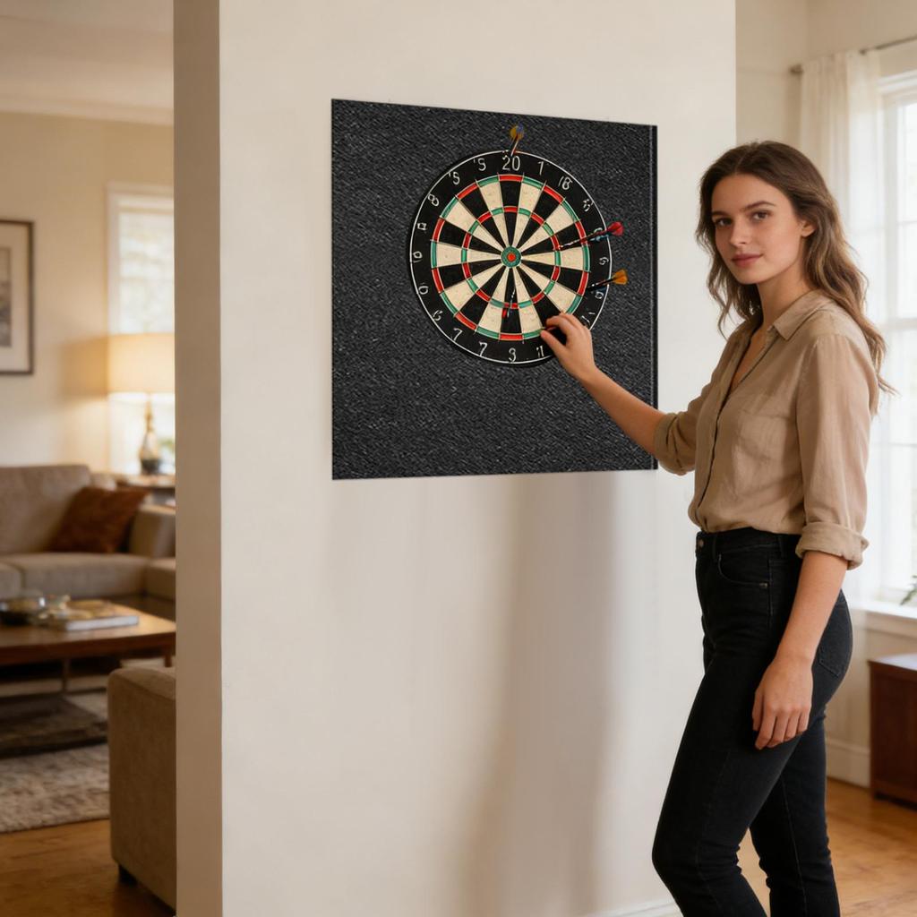 Dartboard Wall Protector Felt Backboard Dartboard Backboard For Home Basement Garage Game Room Indoor Studio Adults Player