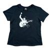 Elvis Presley Shirt Woman’s Petite XL Black Vintage 90s Y2K Made In USA Tee