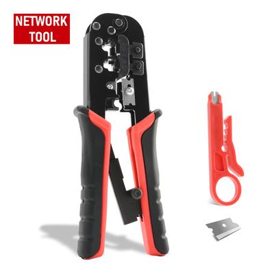 RJ45 Crimper RJ11 RJ45 Crimpen Werkzeug Ethernet Netzwerk LAN Kabel Crimper Cutter Stripper Zange für 6P 8P RJ11 RJ12 RJ45