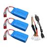 7.4V 1500mAh Lipo battery With Charger For Wltoys 12428 144001 A979-B RC Car battery Spare parts 2S 7.4 V 1500 mah 903462 T plug