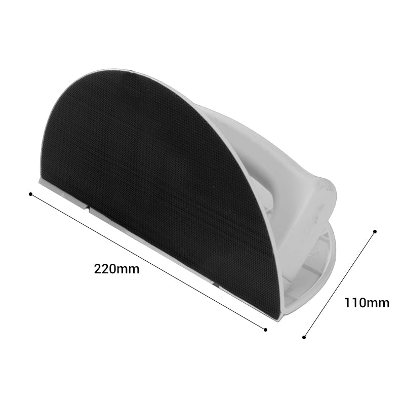 Multifunctional Semi Circular Angle Sanding Sandpaper Tool,Semicircular Internal Corner Sandpaper Hand Grinding Board Tools