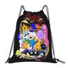Custom Adventures Anime Times Drawstring Backpack Bags  Lightweight Fantasy Animation Gym Sports Sackpack Sacks for Training