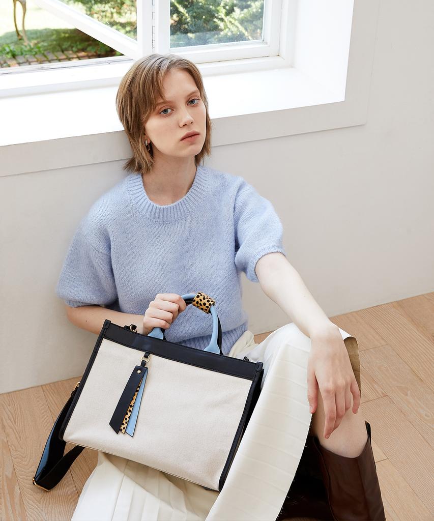 Glamgm Canvas Bag - Ivory