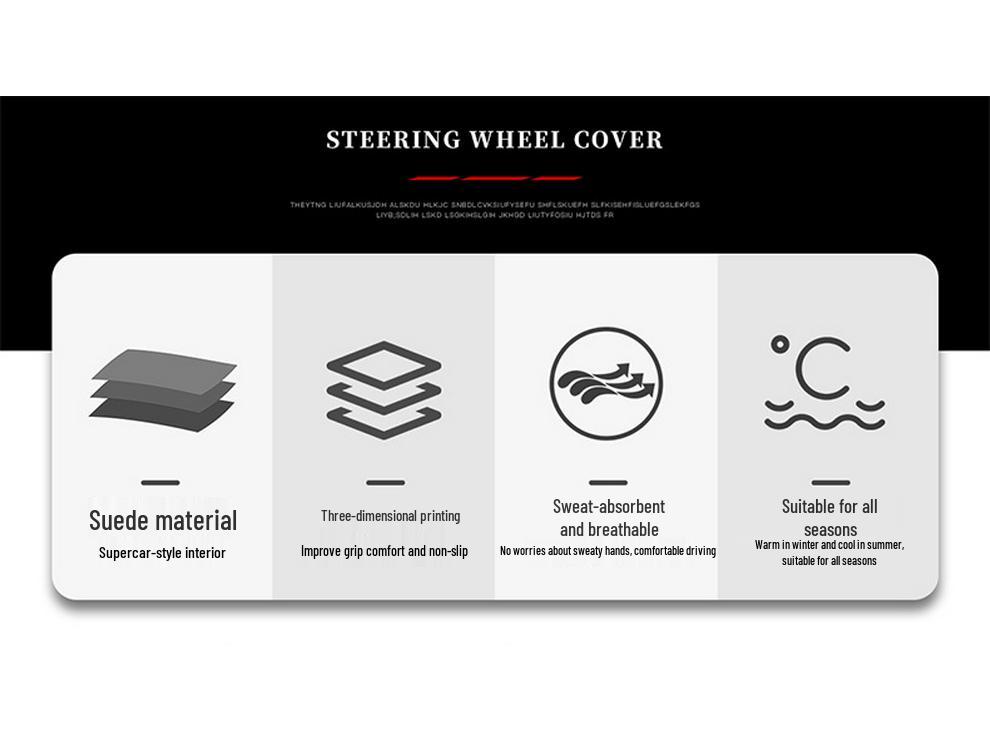 Winter Suede Steering Wheel Cover for Bestune B70, T77, T33, T99, T55, B30EV, X40