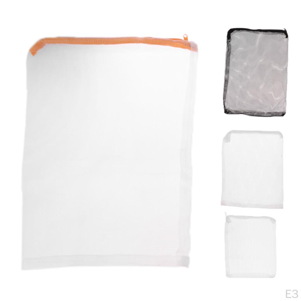 Media Bags with Zipper Filtration