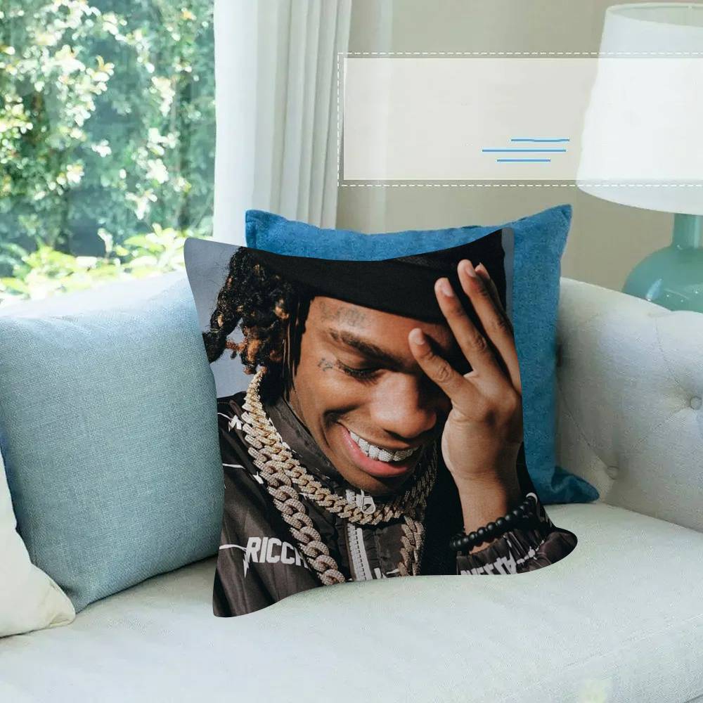 Hip Hop Rapper YNW Melly Personalisierte Kissenstaubabdeckung Schlafzimmer Kinder Party Dekoration Kissenbezug Geburtstag Kindergeschenk