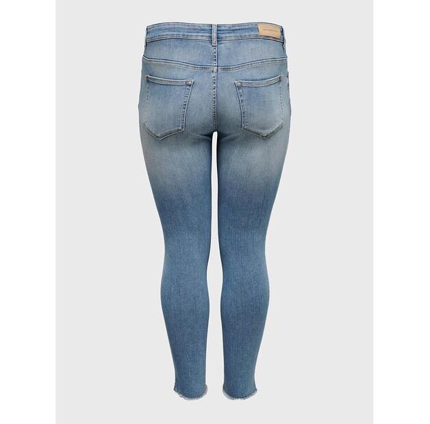 Джинсы ONLY Carmakoma 15198408 синий Skinny Fit