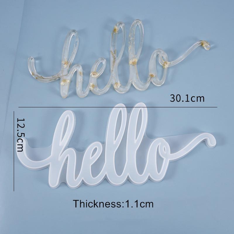 Home Love Silicone Mold Letters Epoxy Resin Mould for DIY Resin Crafts Casting Molds Home Decoration Jewelry Making Tool