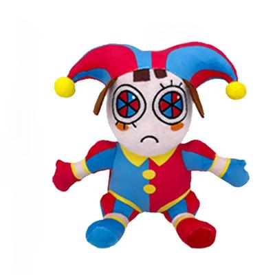 **New Styles The Amazing Digital Circus Pomni Jax Plush Toy Anime Cute Theater Rabbit Doll Cartoon Clown Christmas Kids Gifts