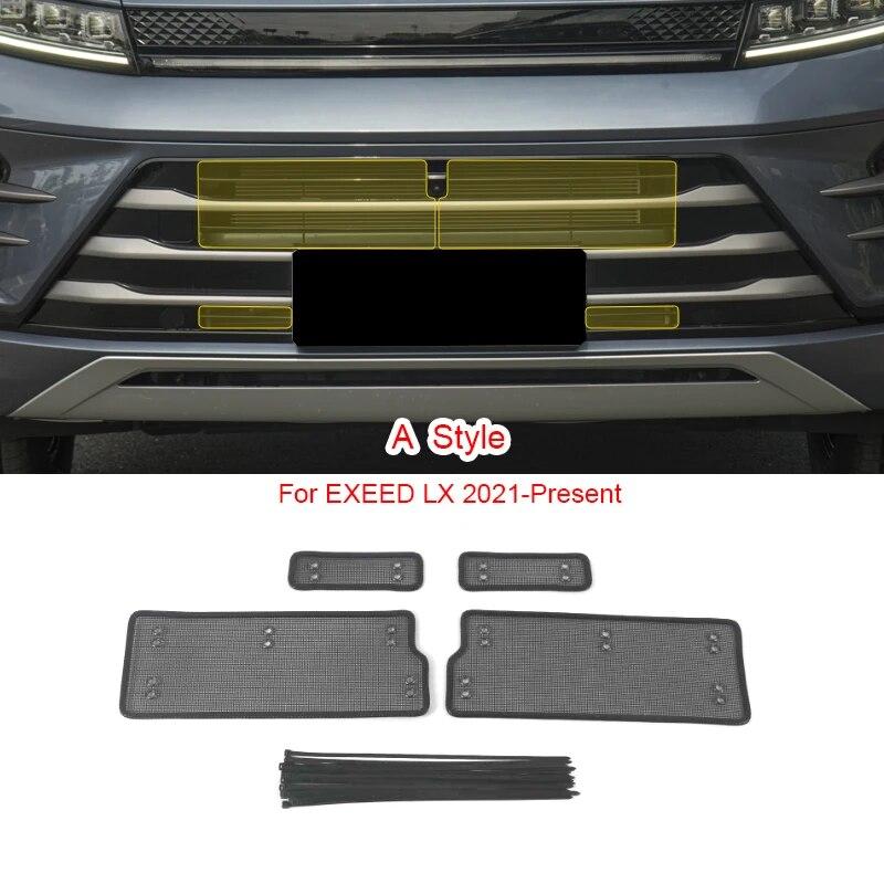 Car Insect-proof Air Inlet Protection Cover Airin Insert Net Vent Racing Grill Filter For CHERY EXEED LX 2021-2025 Car Accessory