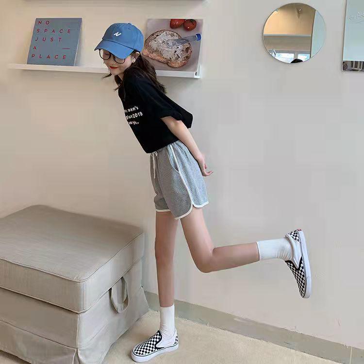 Women's Summer 2026 Korean-Style High-Waisted Wide-Leg Casual Sports Shorts
