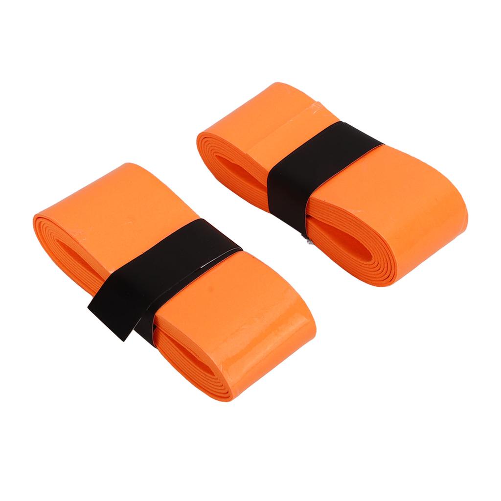 2 Pcs Drum Stick Wrap Anti Slip Sweat Absorbing Drumstick Grips PU Drum Stick Tape Orange
