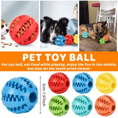 Palline di anguria Palline di gomma elastica per la decompressione dei cuccioli di peluche Pulizia dei denti degli animali domestici Digrignamento dei denti Palline anti-perdite Giocattoli per cani