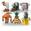 MOC Italienische Brainrot Bricks Tung Tung Sahur Figuren Tralalero Tralala Bausteine Spielzeug für Jungen Geburtstagsgeschenke