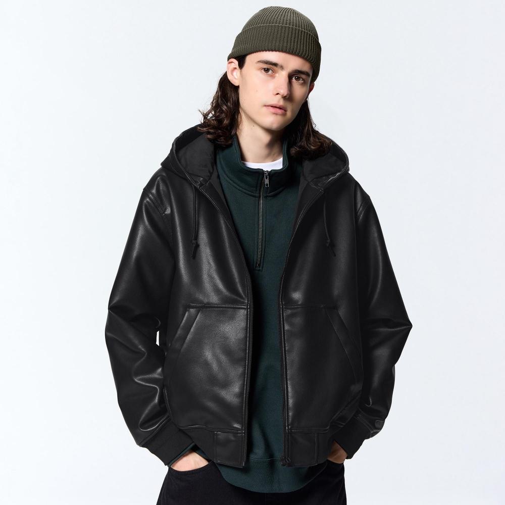 

Толстовка Gu By Uniqlo Leather Touch с капюшоном Nt+e 37 BROWN/XS