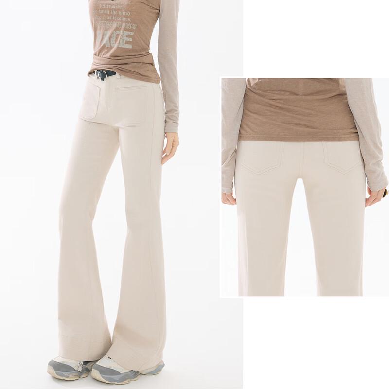 BEAUTIFUL WARDROBE Women's American Retro Flared Jeans