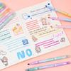 5 Pcs Double Ended Magic Color Change Highlighter Kit, Student Diary Scrapbook DIY Production, for Marking, Underline, Painting