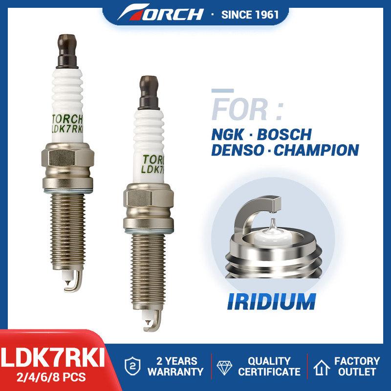 2-8PCS Iridium Candle TORCH LDK7RKI E4G16-3707010AB 3707AAG Compatible with Chery arrizo/Tiggo SQRE4G15C SQRE4G15B SQRE4G16