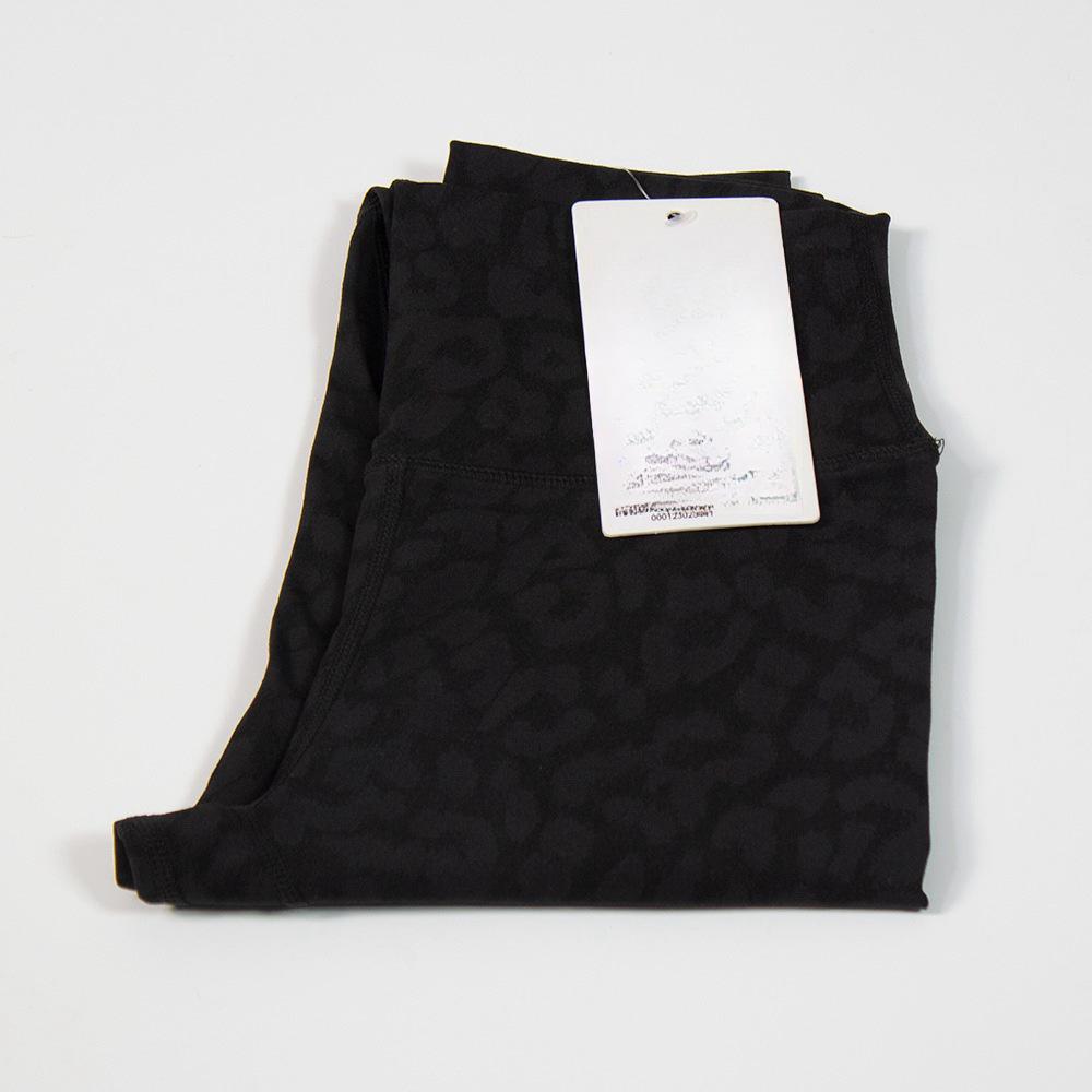 Women's High Waist Leopard Print Yoga and Fitness Tights