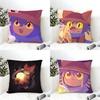 Game One S-Shot N-Nikos Anime Pillow Case Natural Linen Double-Sided Printing Sofa Home Decor Cushion Cover