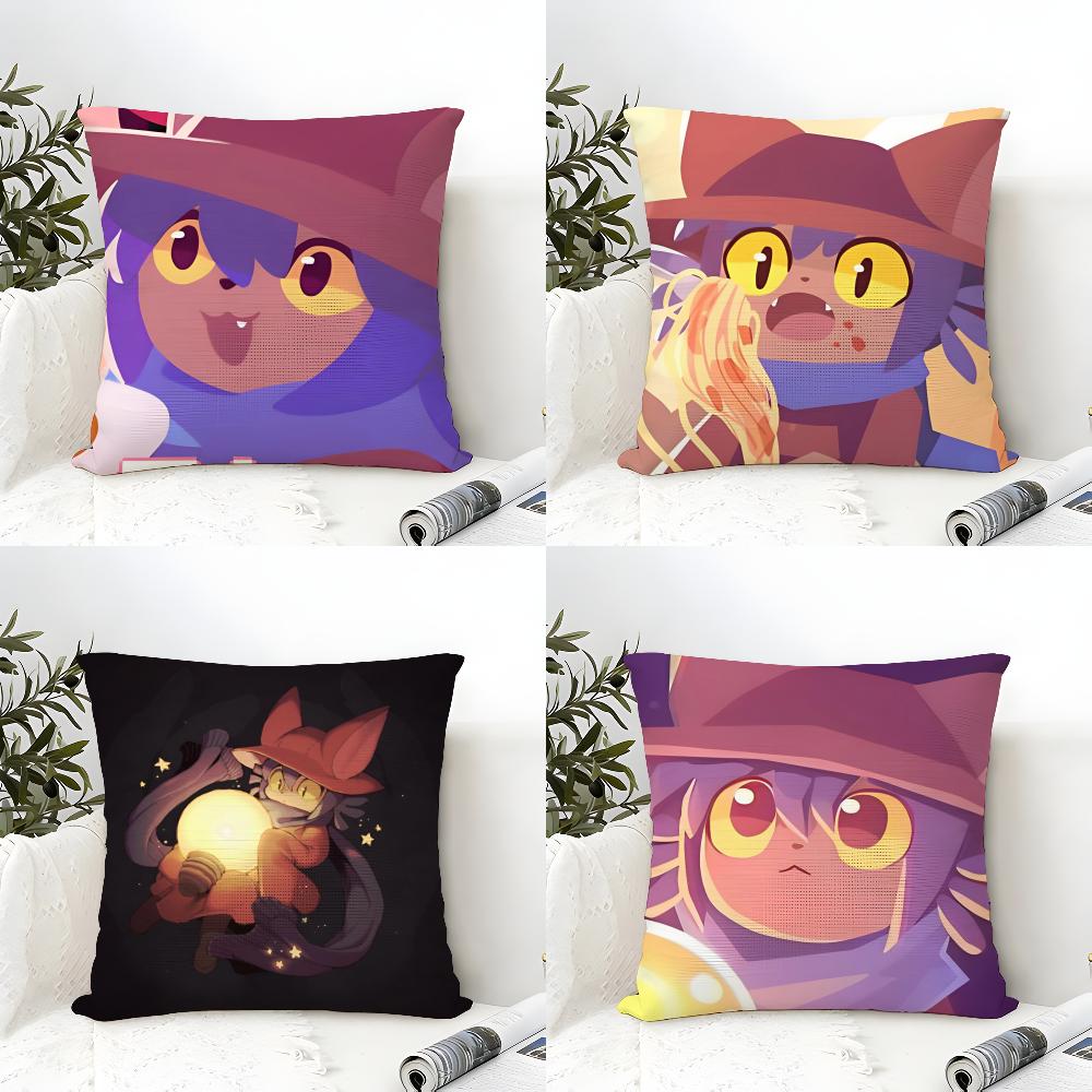 Game One S-Shot N-Nikos Anime Pillow Case Natural Linen Double-Sided Printing Sofa Home Decor Cushion Cover