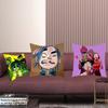 Band B-Gorillaz-W Örngott Kuddfodral Mjukt Sött Prydnadskudde För Bil Soffa Örngott Polyester Med Dragkedja