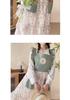 Pure Cotton Sweet Princess Style Apron with Pockets - Stain-Proof Waist Apron for Home Use
