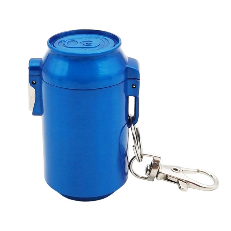 Convenient Metal Travel Ashtray With Secure Lid Creative Portable Ashtray Ashes Holder SpillProof for Outdoor Indoor Use