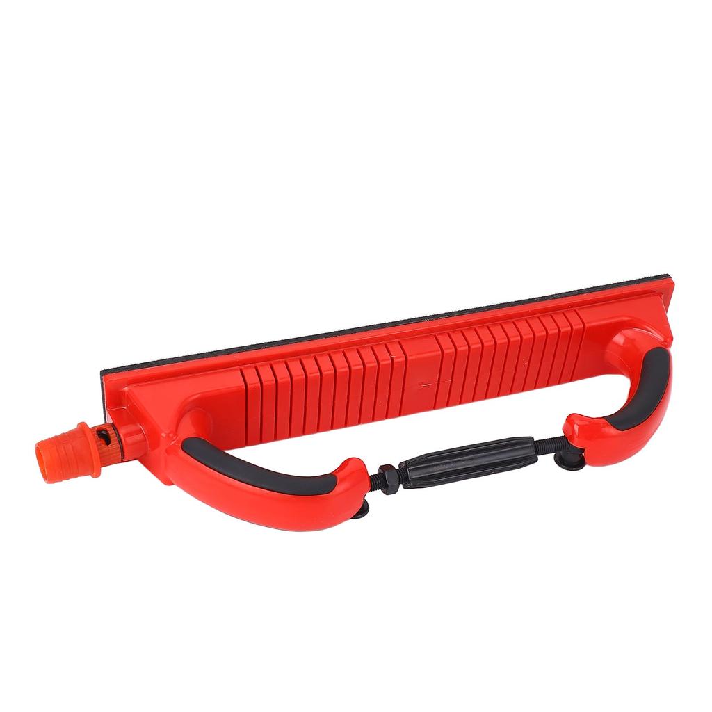 Blok do ręcznego szlifowania longboardu z regulowanym promieniem, szlifierka z odsysaniem pyłu z uchwytem, czerwony