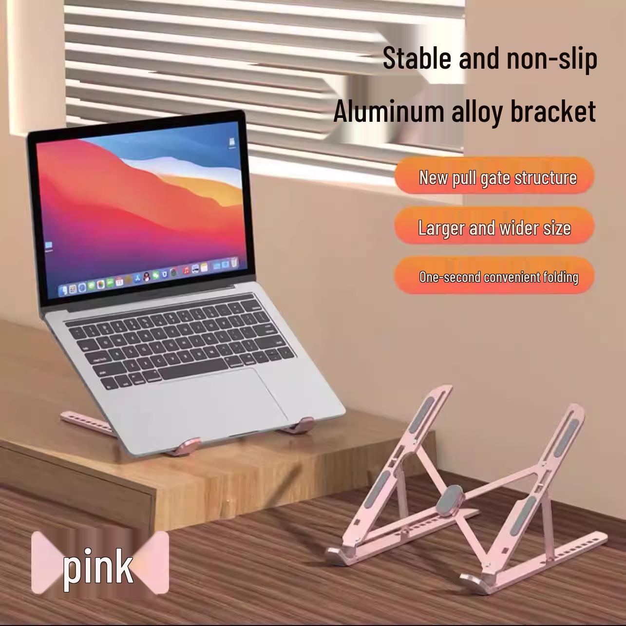 Adjustable Foldable Stand: Laptop, Tablet & Phone Cooler