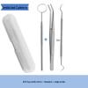 Lighted Dental Calculus Remover & Cleaning Mirror - Tartar Trimming Tool Set