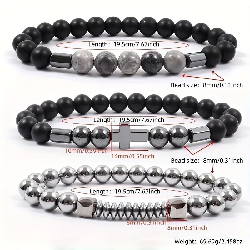 JYL TS Bracelet Mixed Bead Unisex Fashion Diversity & Balance T476 розы вэйл