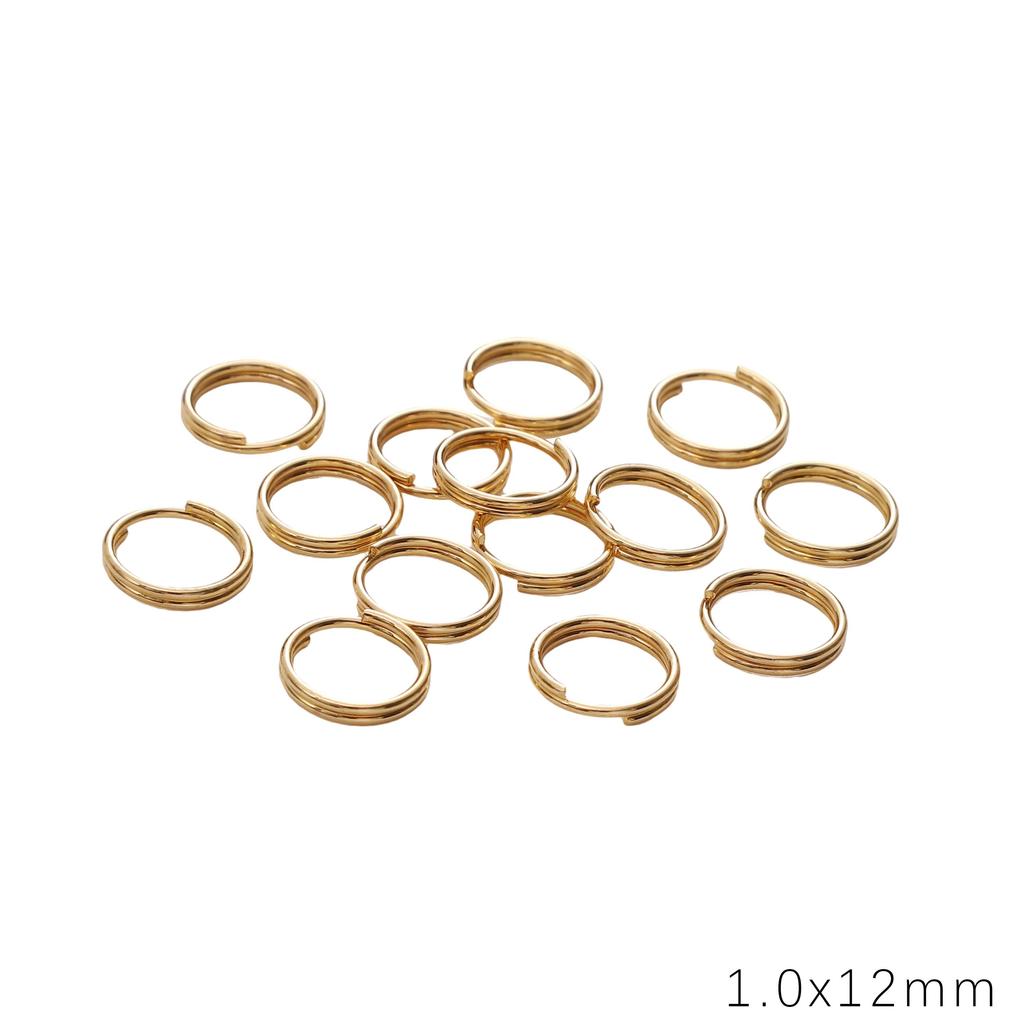 10-1000Pcs Stainless Steel Jump Rings Split Rings Connectors For DIY Jewelry Finding Making Accessories
